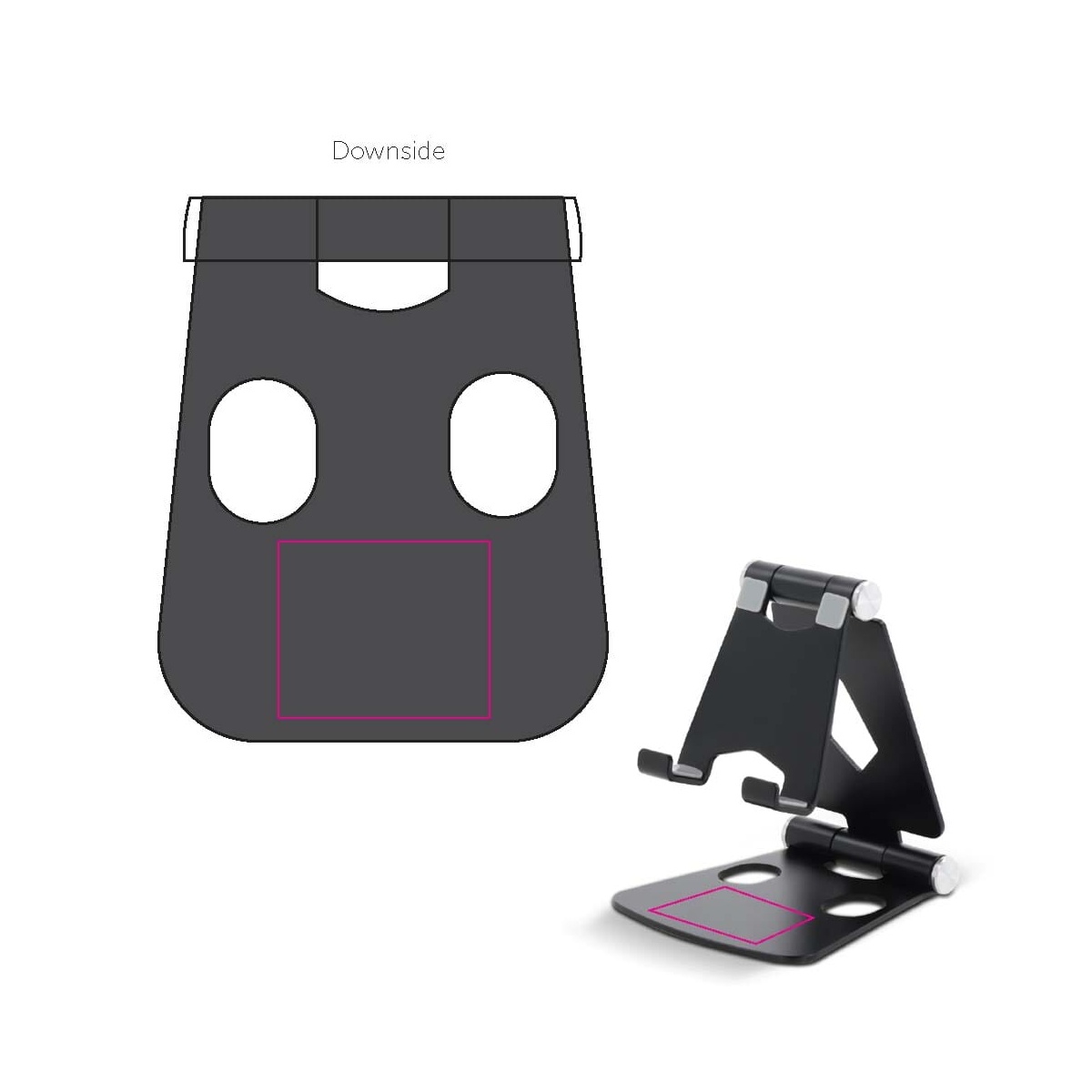 Onderkant (25 x 30 mm)