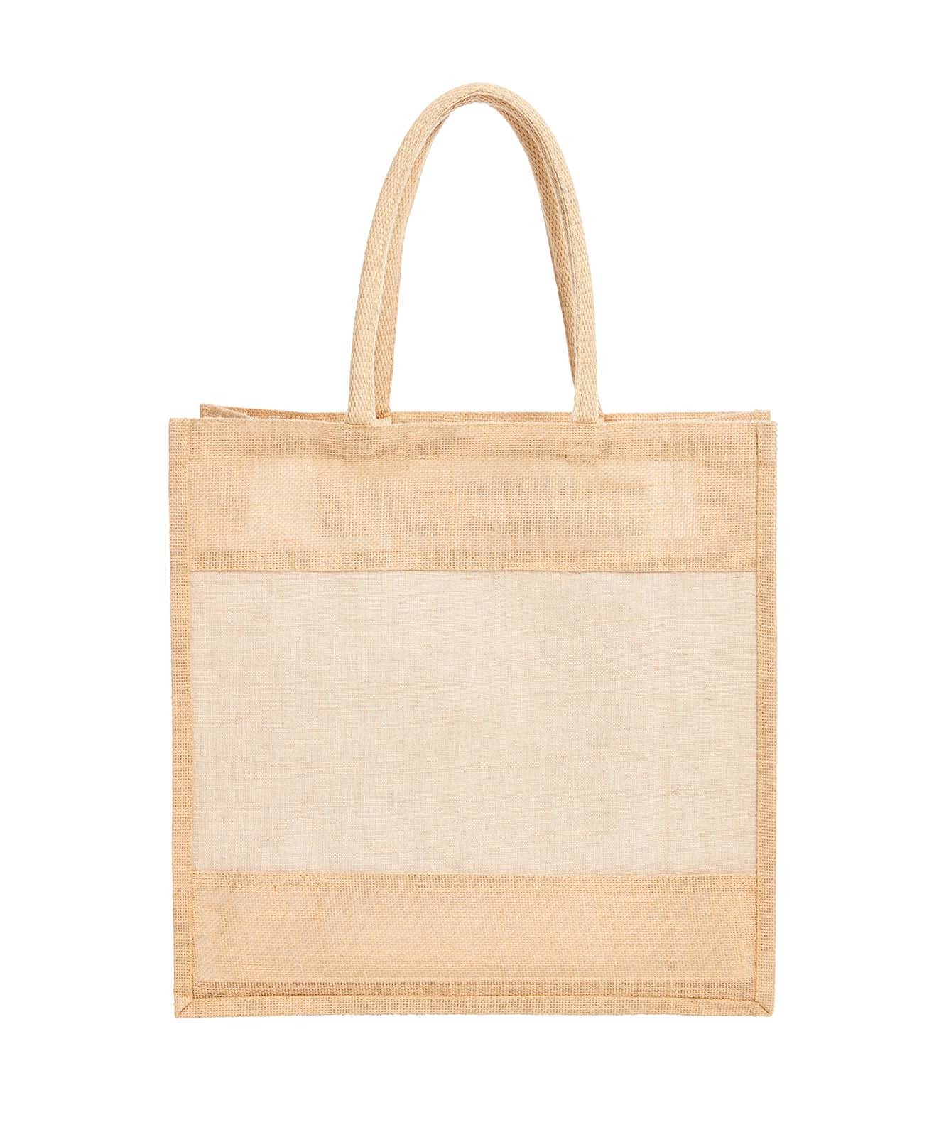 In het midden van de voorzijde (29 x 15 cm)