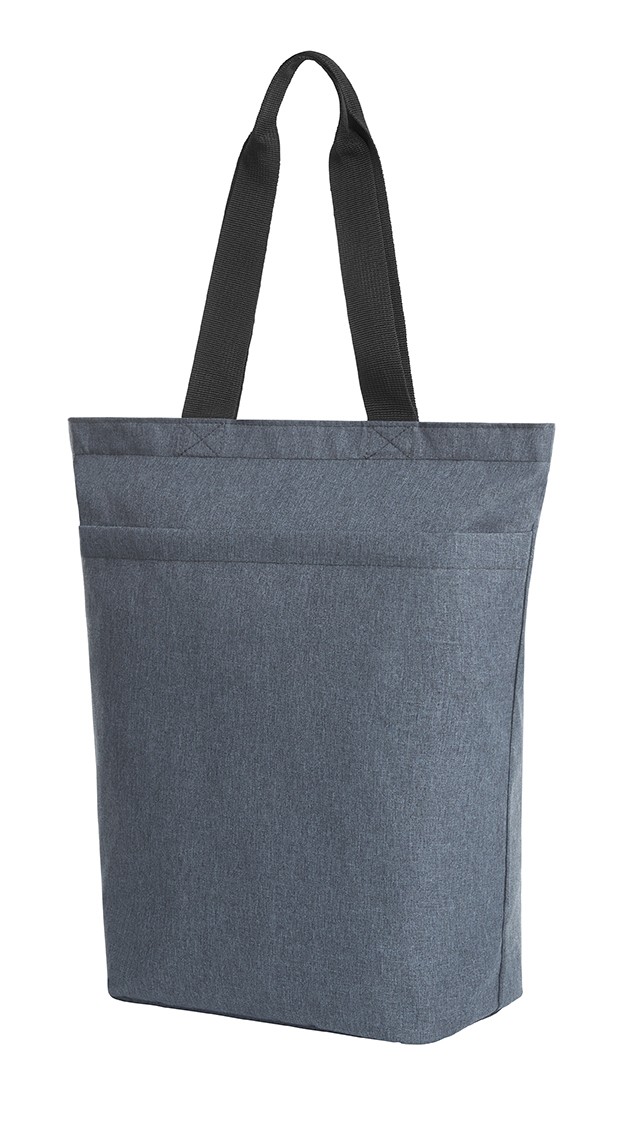 Shopper CIRCLE blauw-grijs gevlekt