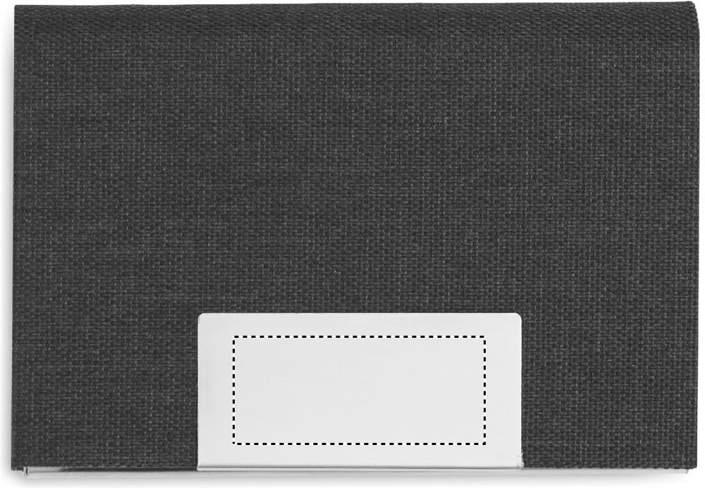 Metalen kaarthouder (1,5 x 3,5 cm)