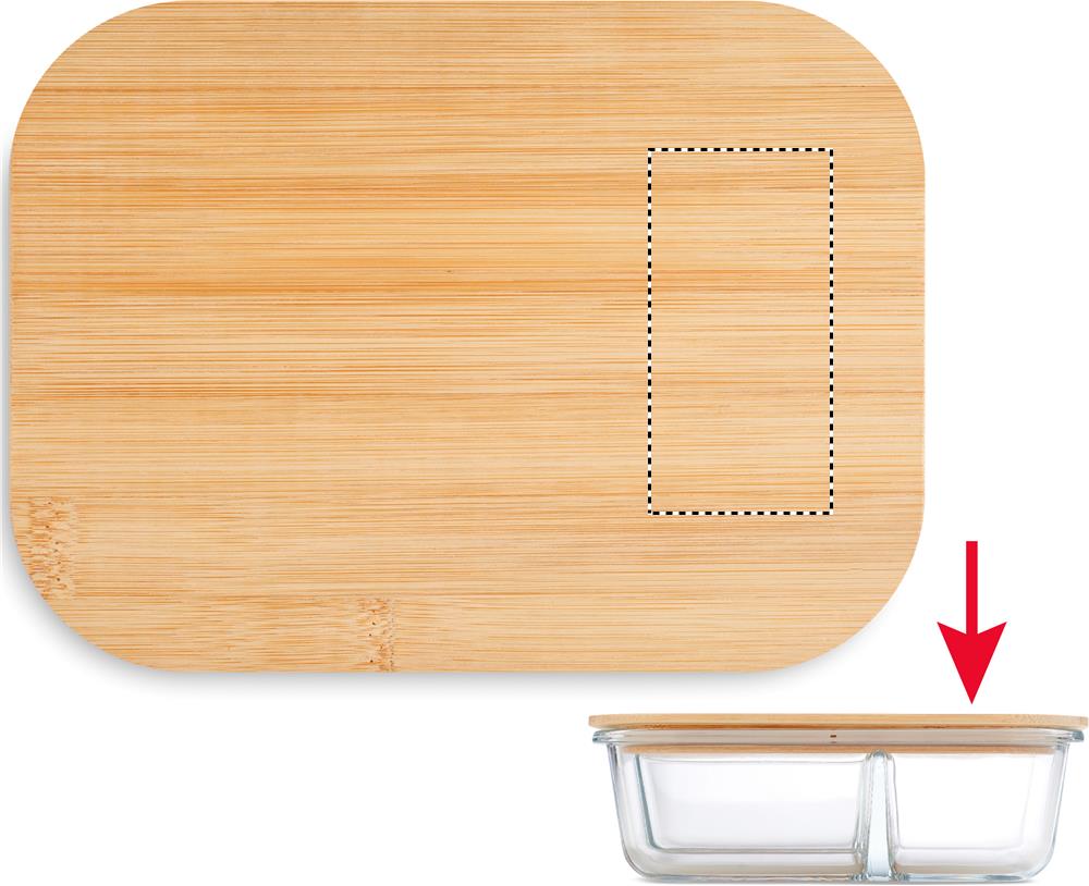 Deksel rechts (8 x 4 cm)