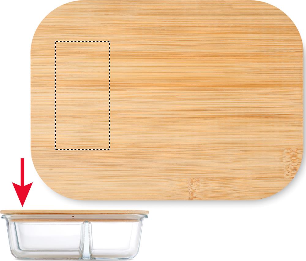 Deksel links (8 x 4 cm)