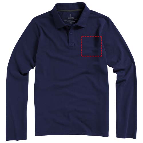 linker borst (12 x 12 cm)