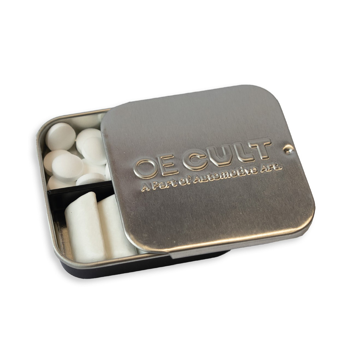 op het artikel (5,3 x 5,3 x 1,0 cm)