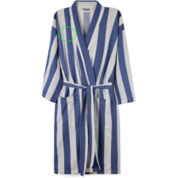 Borst voorkant rechts (100 x 80 mm)