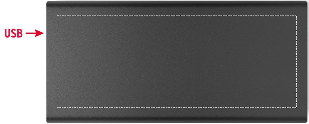 Bovenzijde (5 x 13 cm)