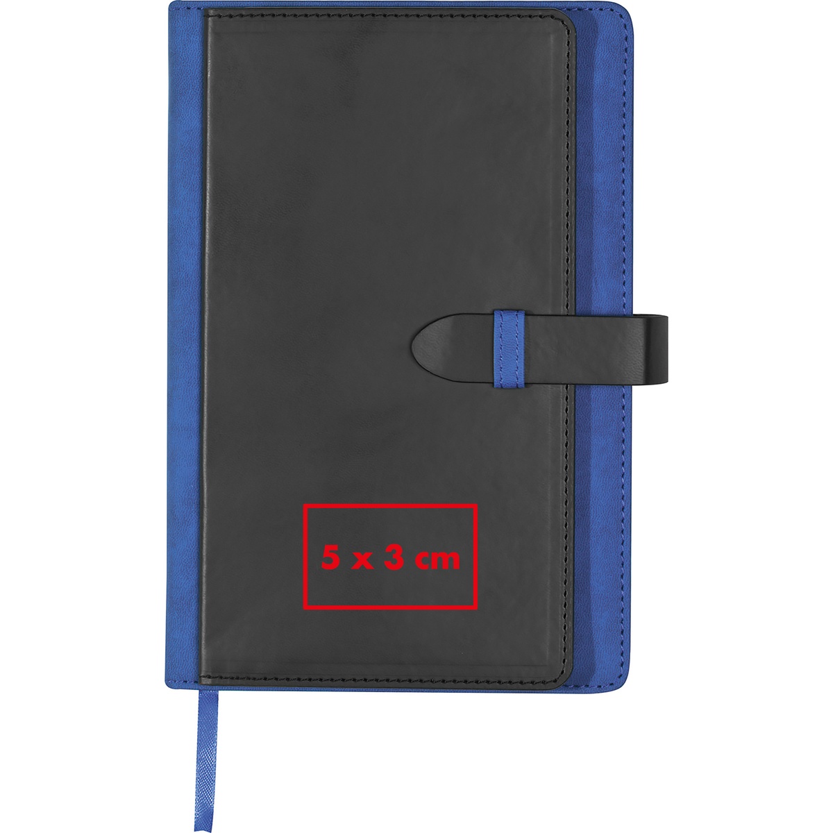 Op de omslag (5 x 3 cm)