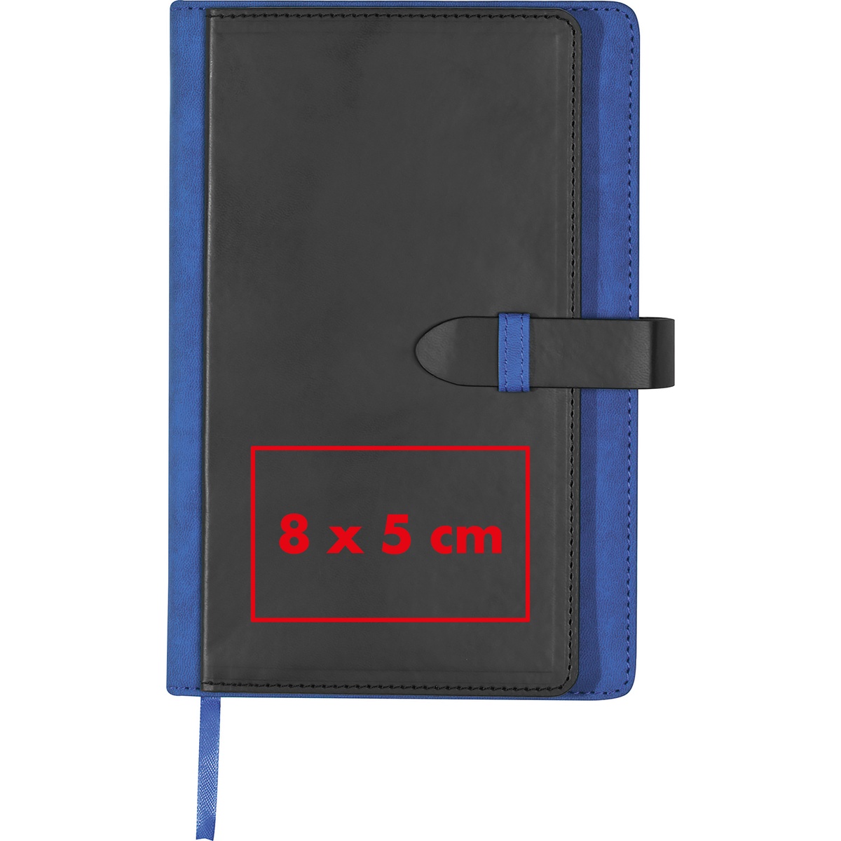 Op de omslag (8 x 5 cm)