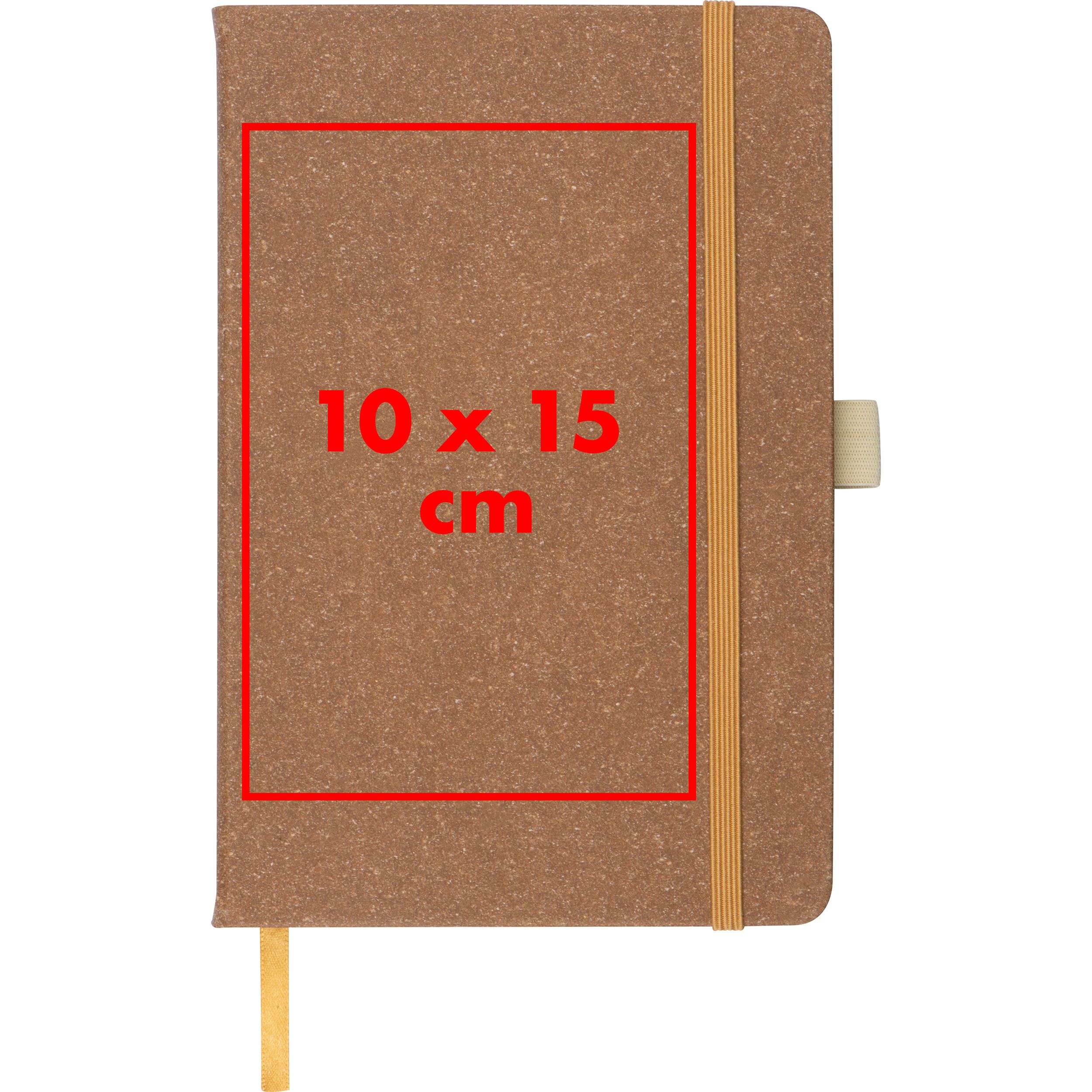 Op de omslag (5 x 4 cm)