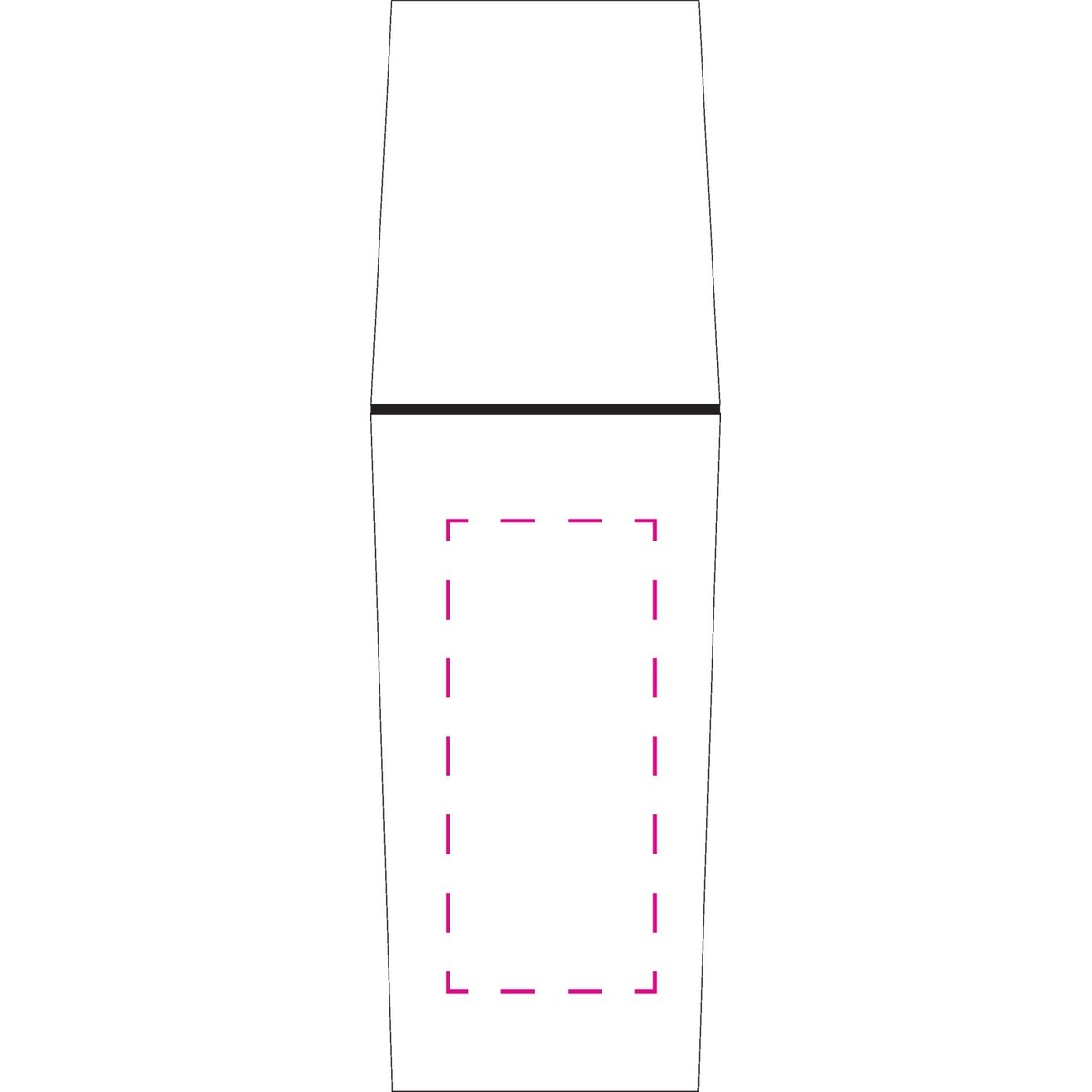 Stempelvoet (2,2x5 cm)