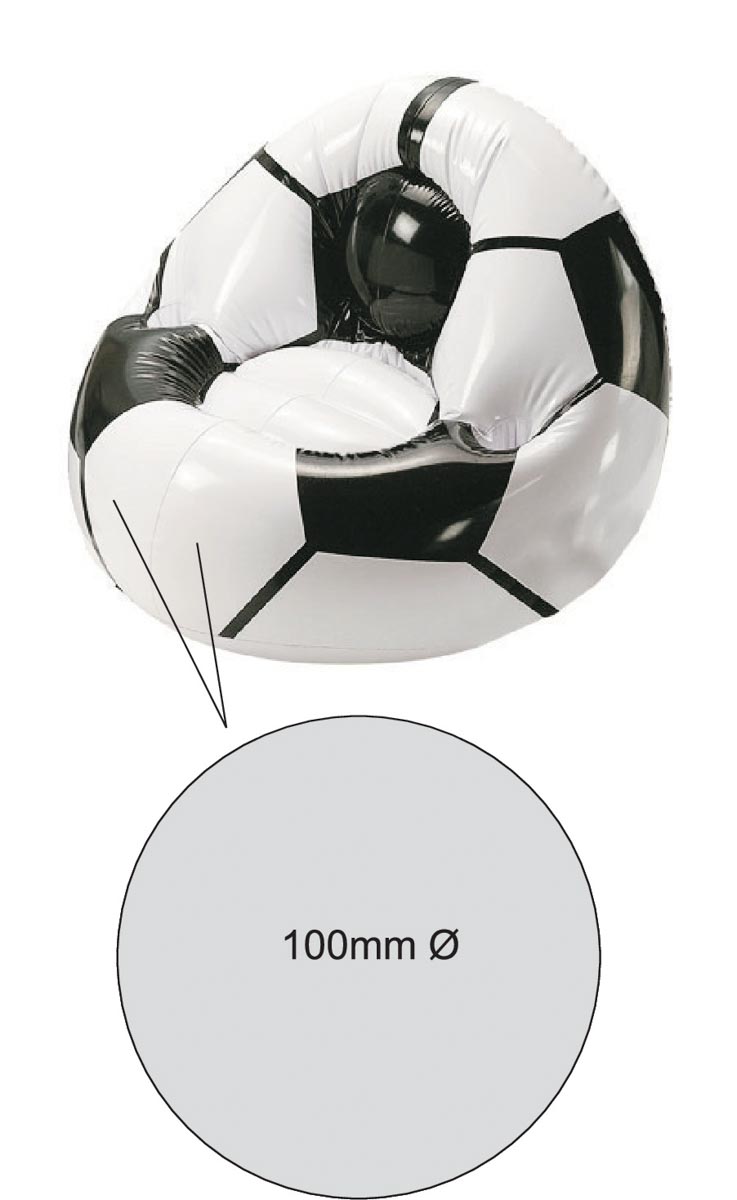 naast de naad (Ø 10 cm)