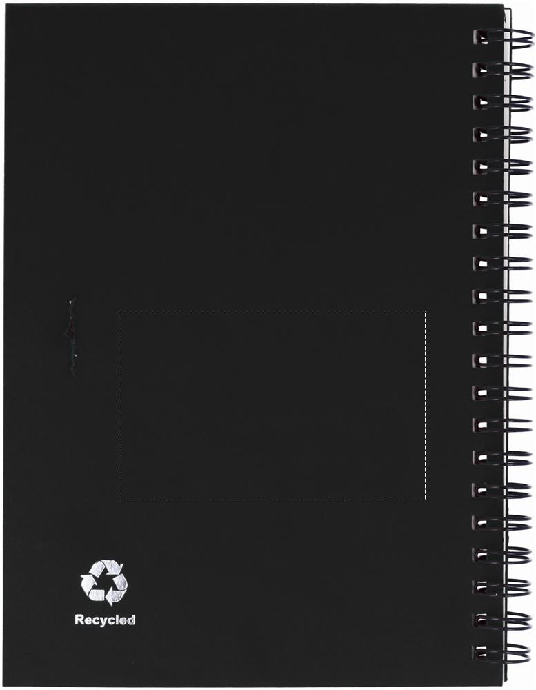 Achterzijde notitieboek (5 x 8 cm)
