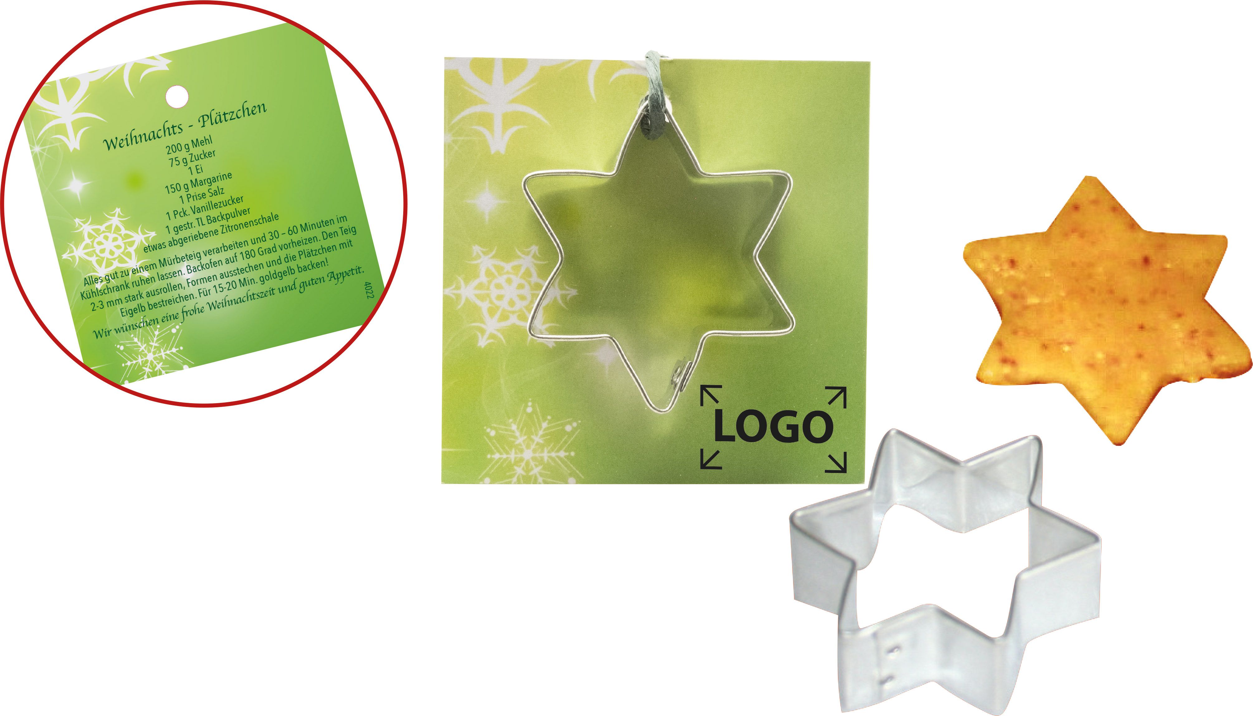 op de kaart (7,0 x 7,0 cm)