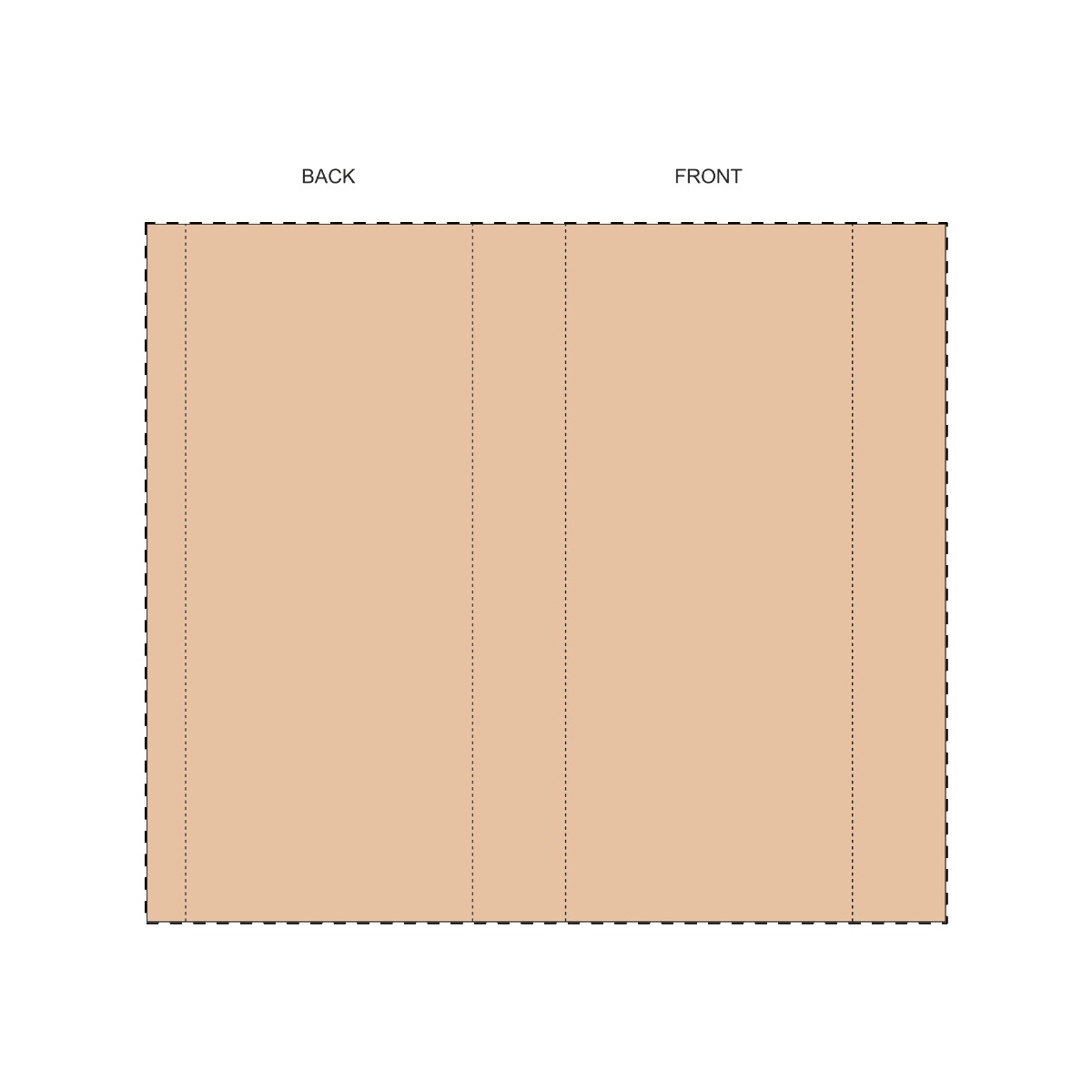 Kraft karton (22,3 x 26,5 cm)