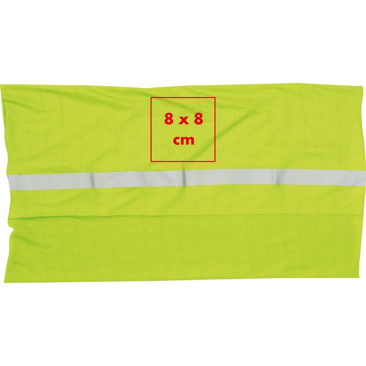 In het midden (8 x 8 cm)