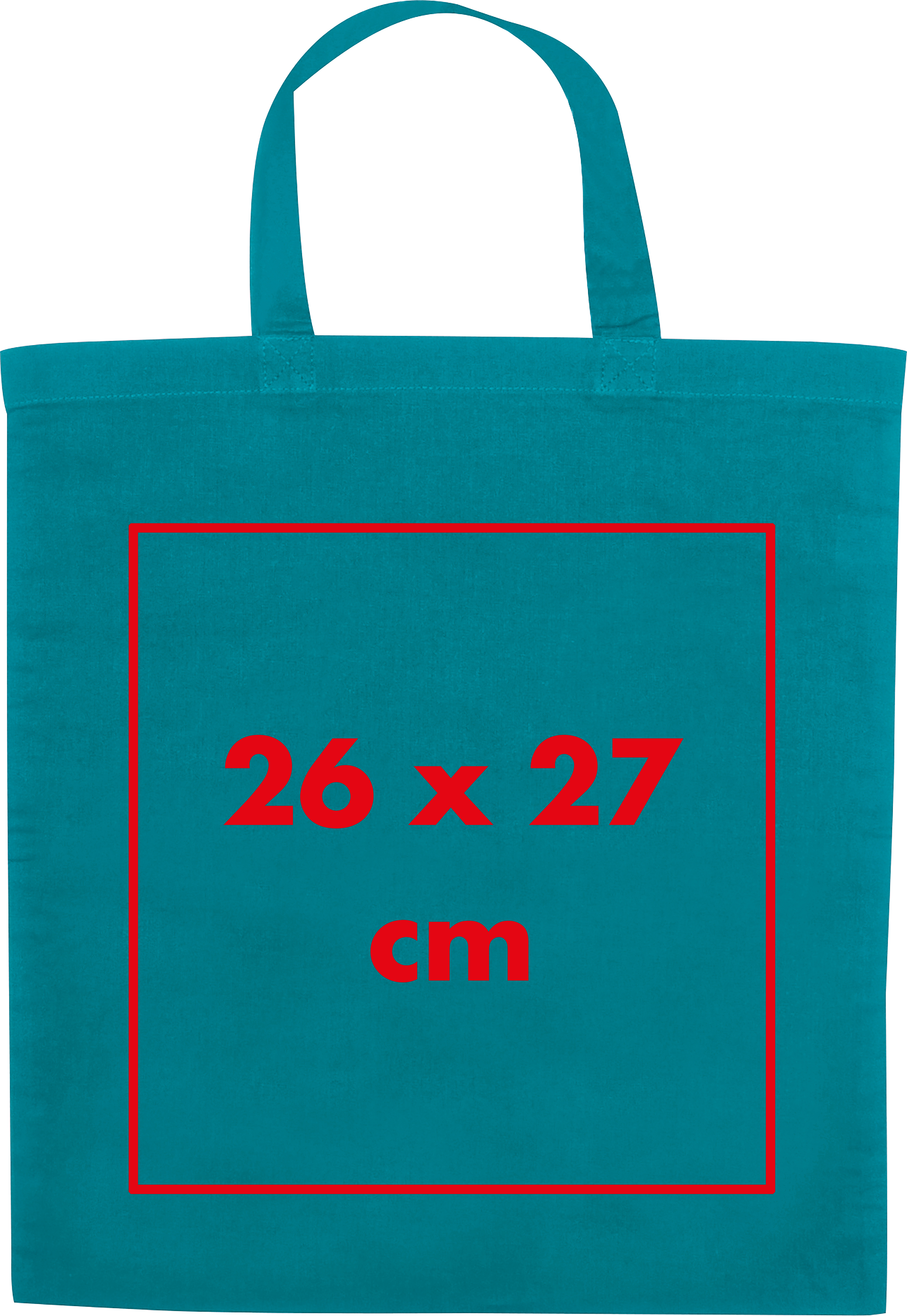 Auf die Tasche/Beutel (26 x 27 cm)
