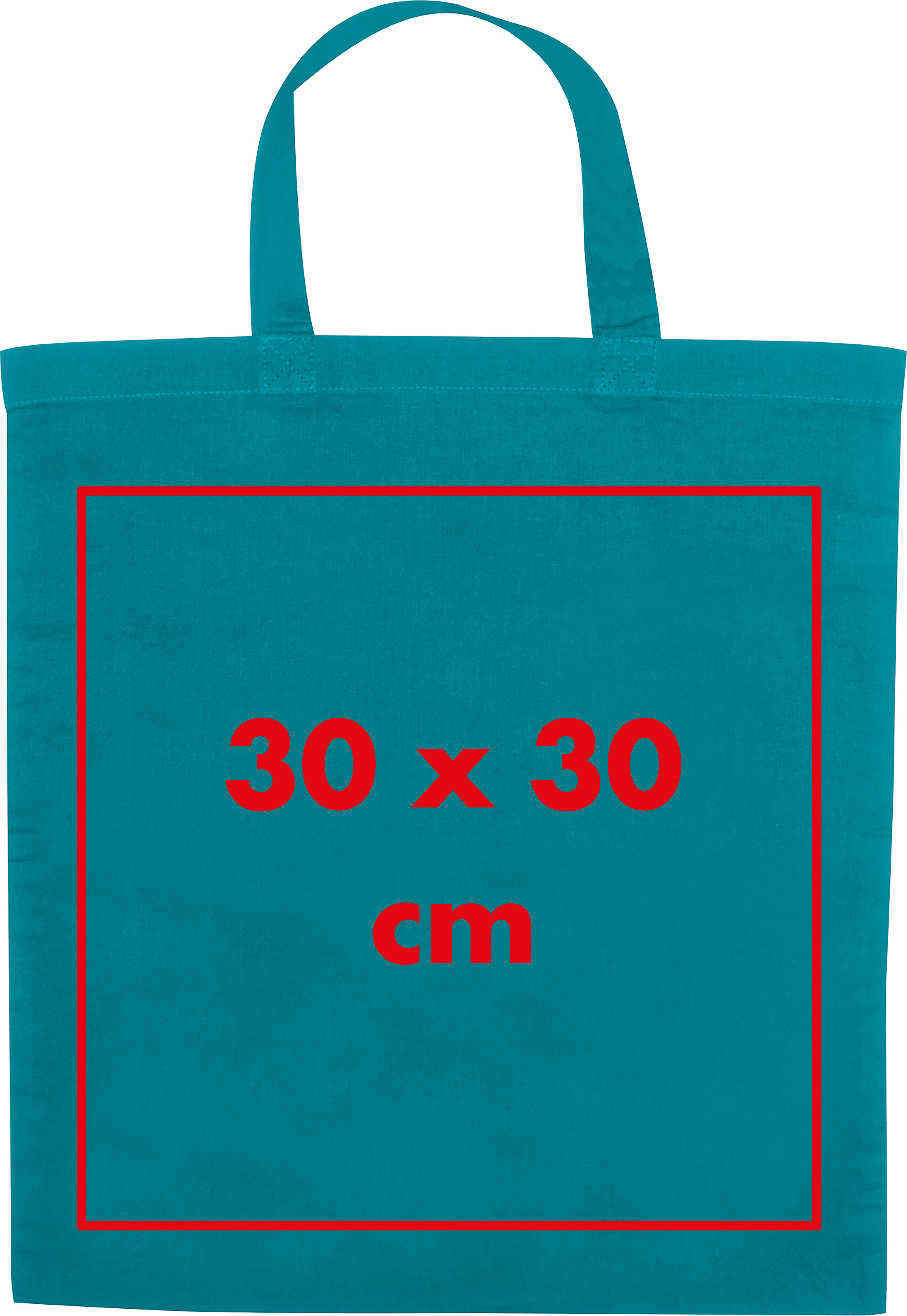 Auf die Tasche/Beutel (30 x 30 cm)
