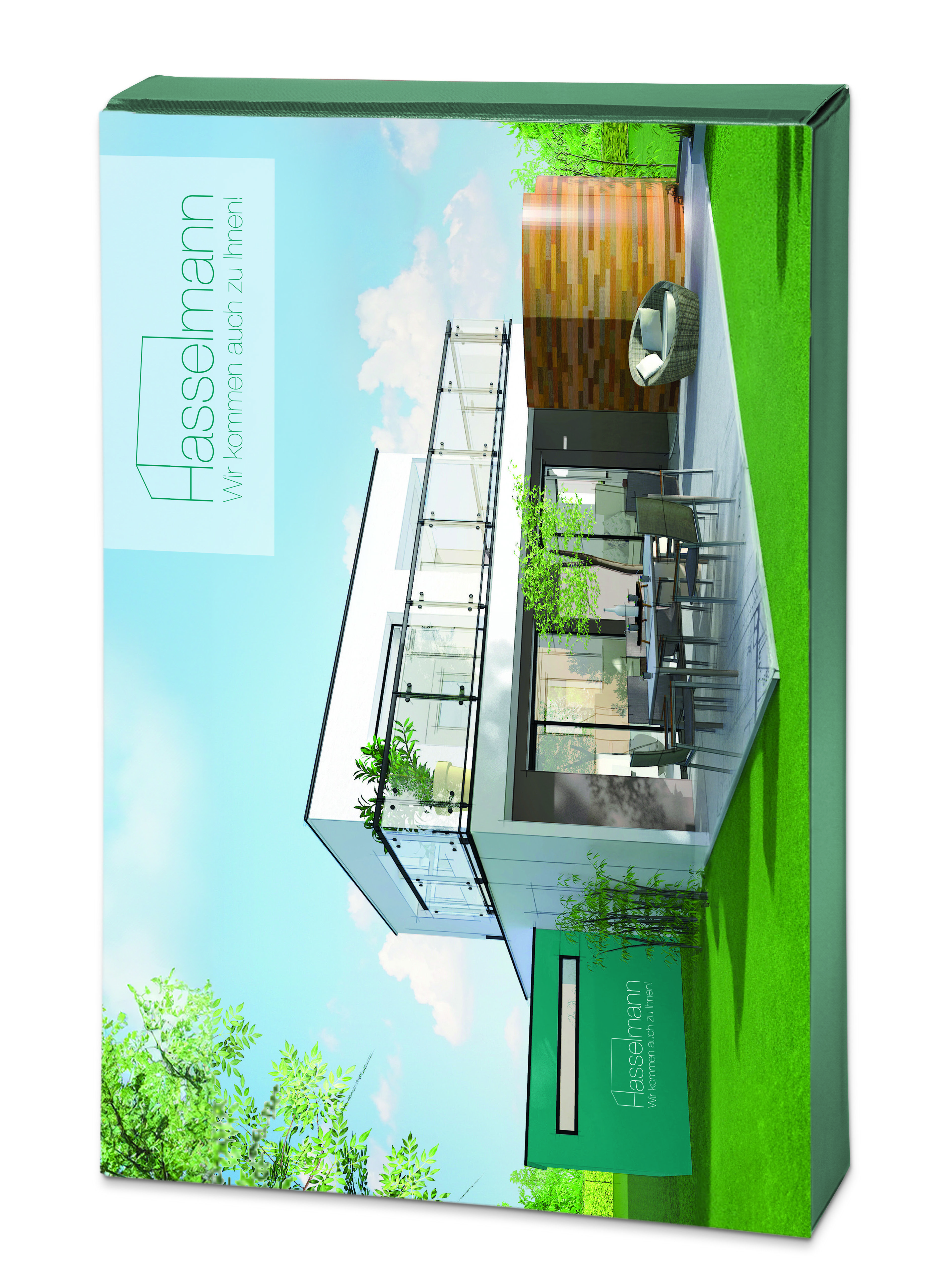 Op drie huisgevelonderdelen (5,36  x  2,51 cm)