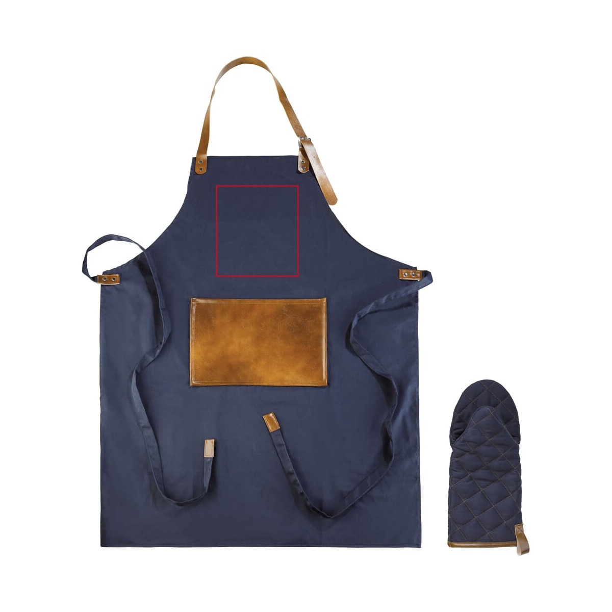 Op de borst (180 x 200 mm)