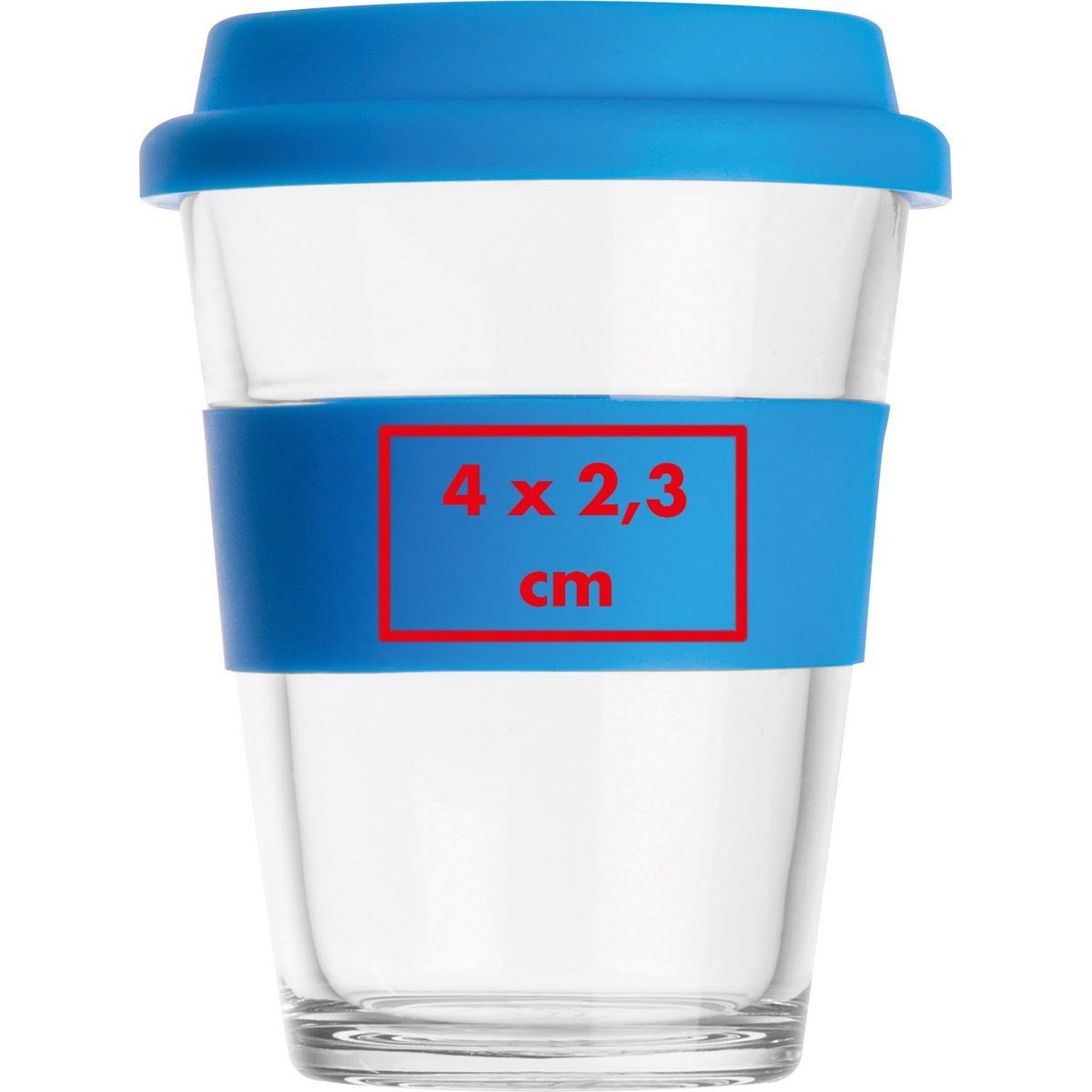 Op de sleeve (4 x 2,3 cm)