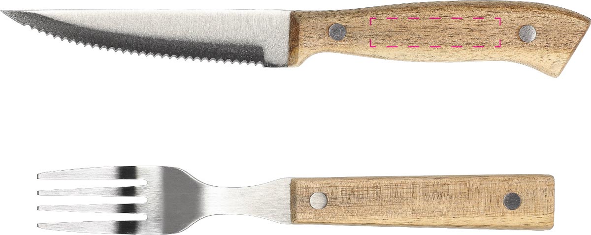 op mesheft (5x1,1 cm)