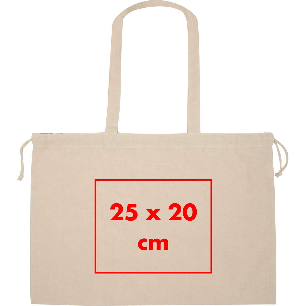 Op de zak (26 x 27 cm)