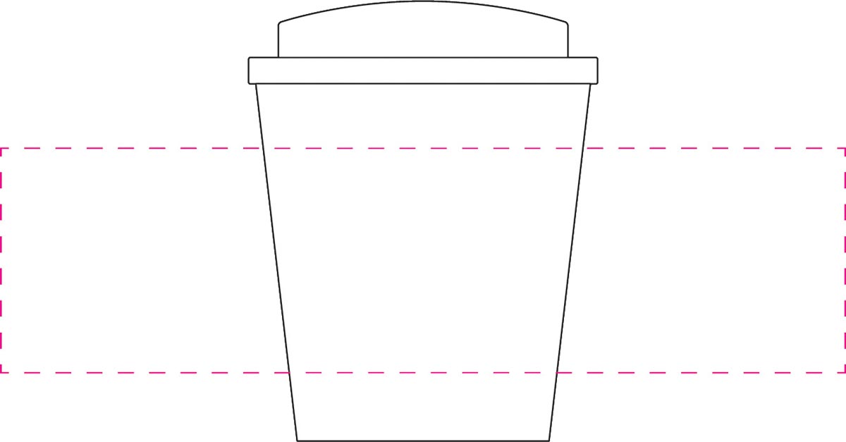 gecentreerd rondom (22,5x6 cm)