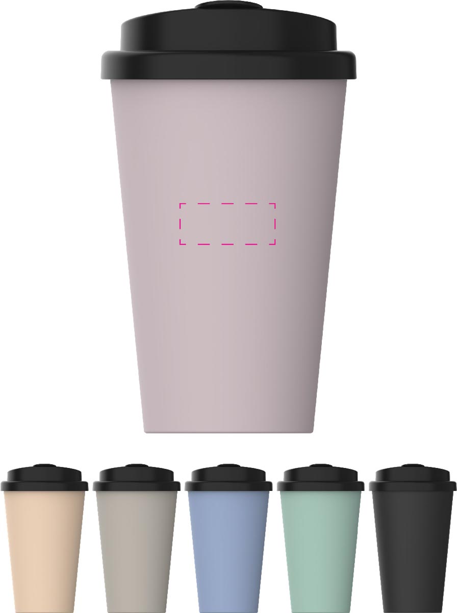 Op de zijkant dwars (3,5x1,5 cm)