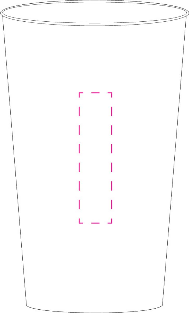 op rand aan zijkant (1,5x6 cm)