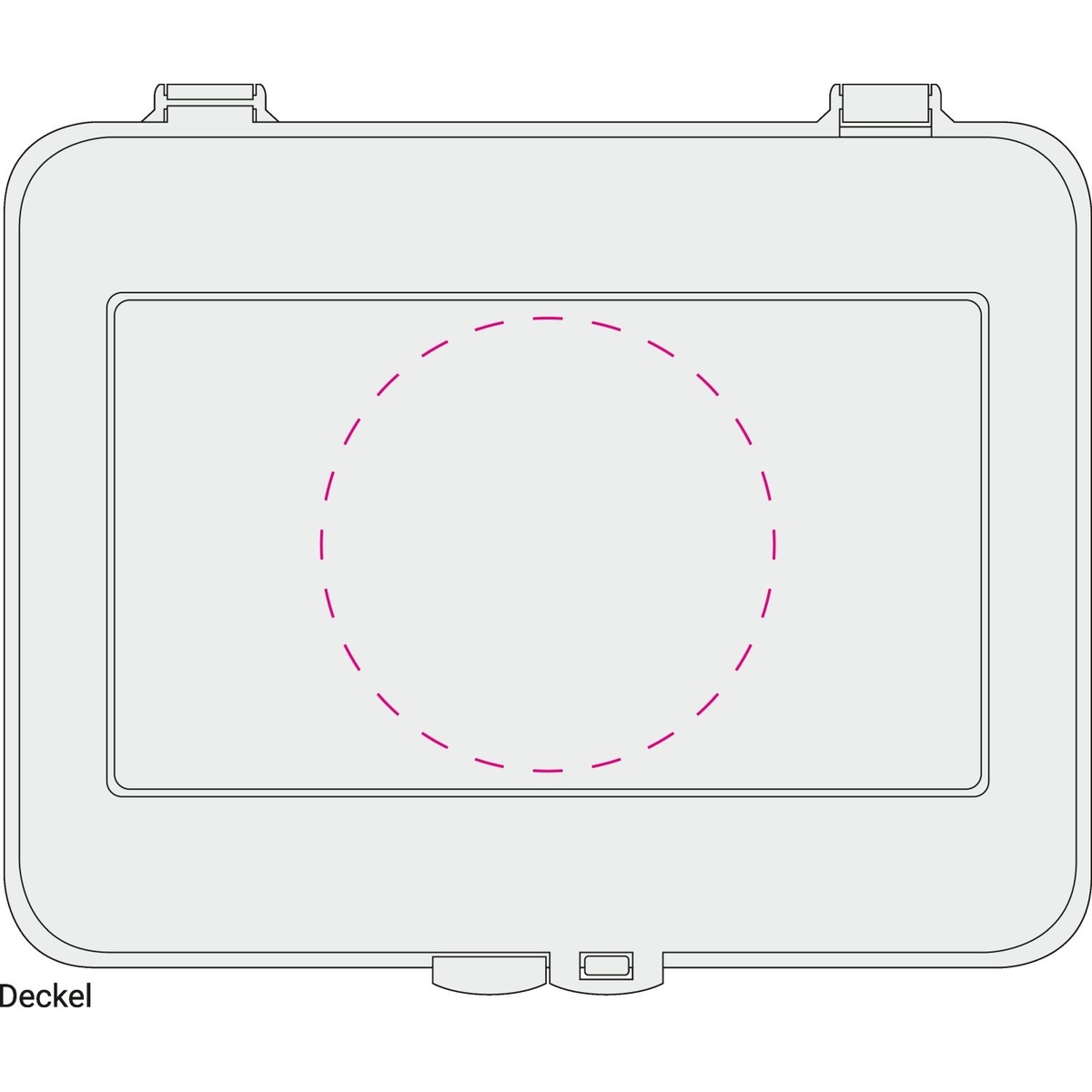 op deksel (Ø 6 cm)