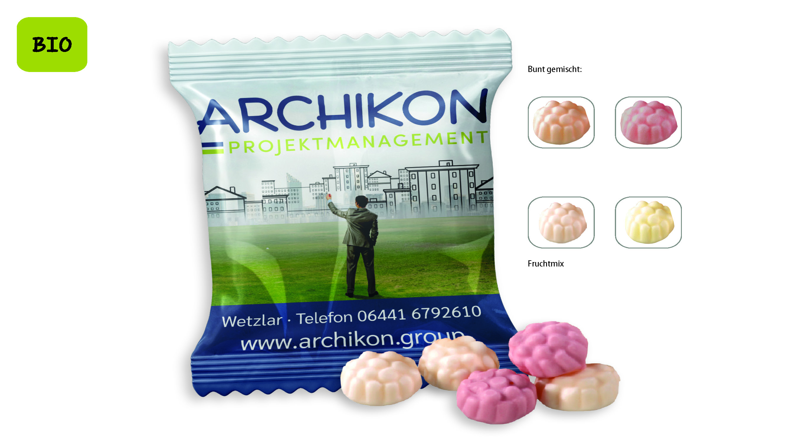 op het artikel (7,0 x 9,0 cm)