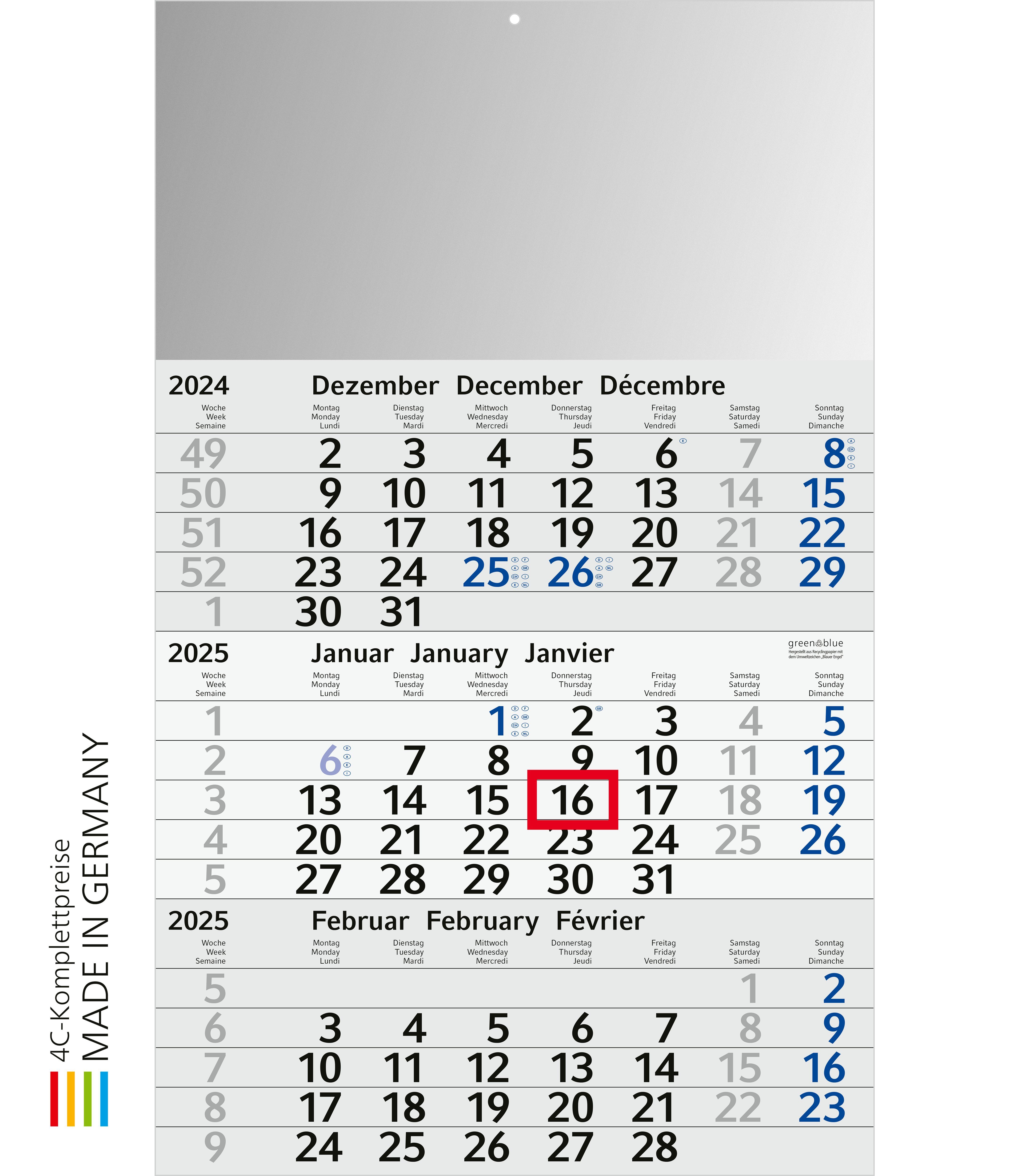 Hoofd flap (30,6 x 16,8 cm)