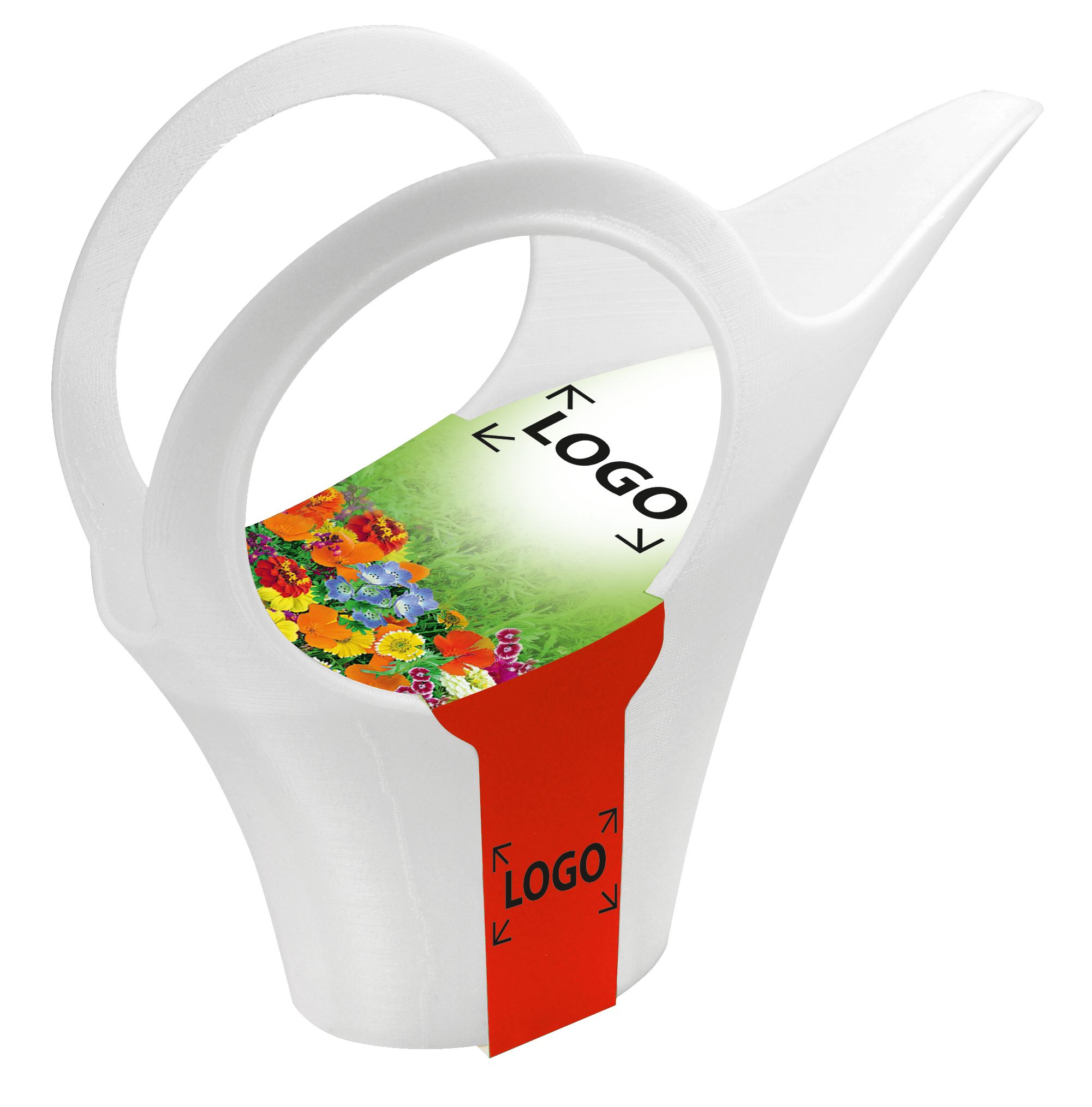 op de banderol ( 29,4 x 12,8 cm)