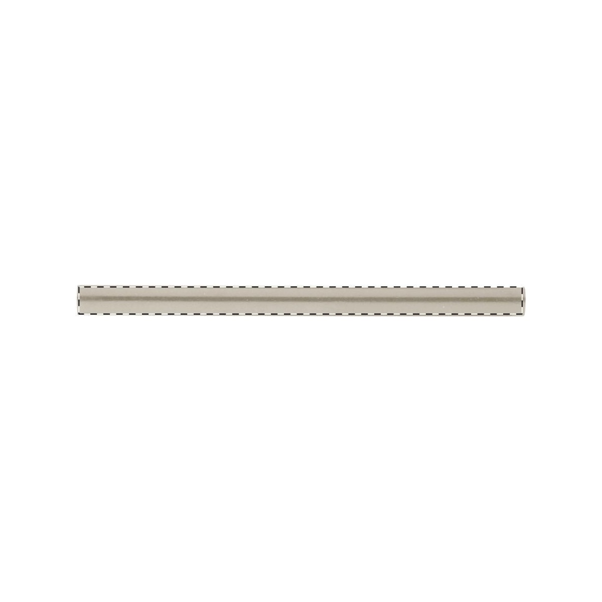 body links van de clip (7 x 0,8 cm)