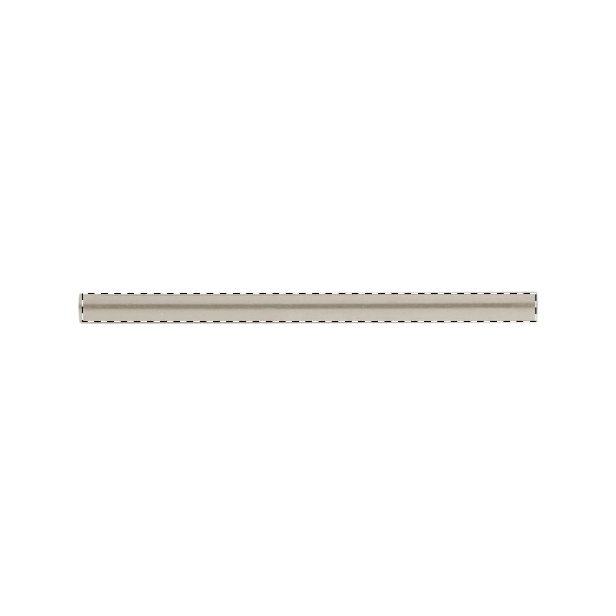 body rechts van de clip (15 x 0,8 cm)