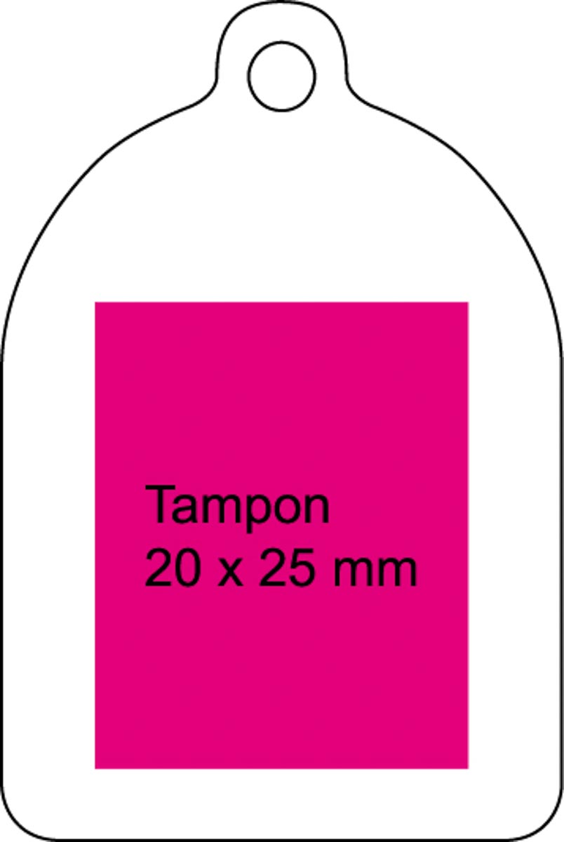 Achterkant (2x2,5 cm)