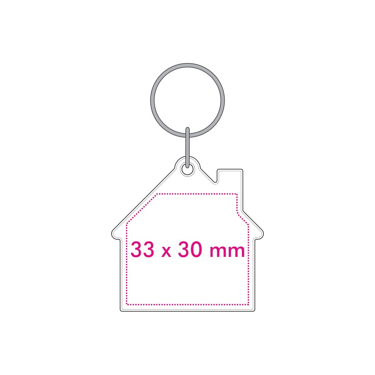 Chip voorzijde (ø 1,7 cm)