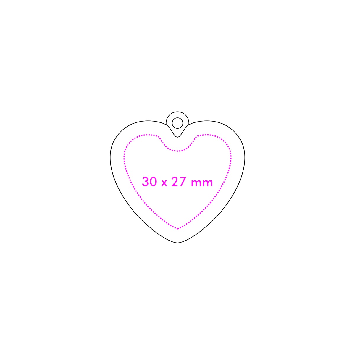 Chip voorzijde (ø 1,7 cm)