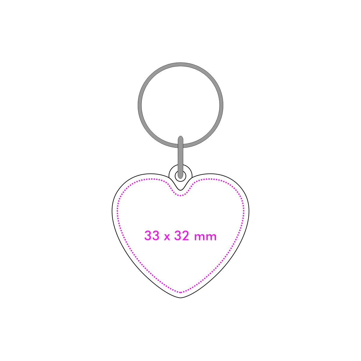 Chip voorzijde (ø 2,3 cm)