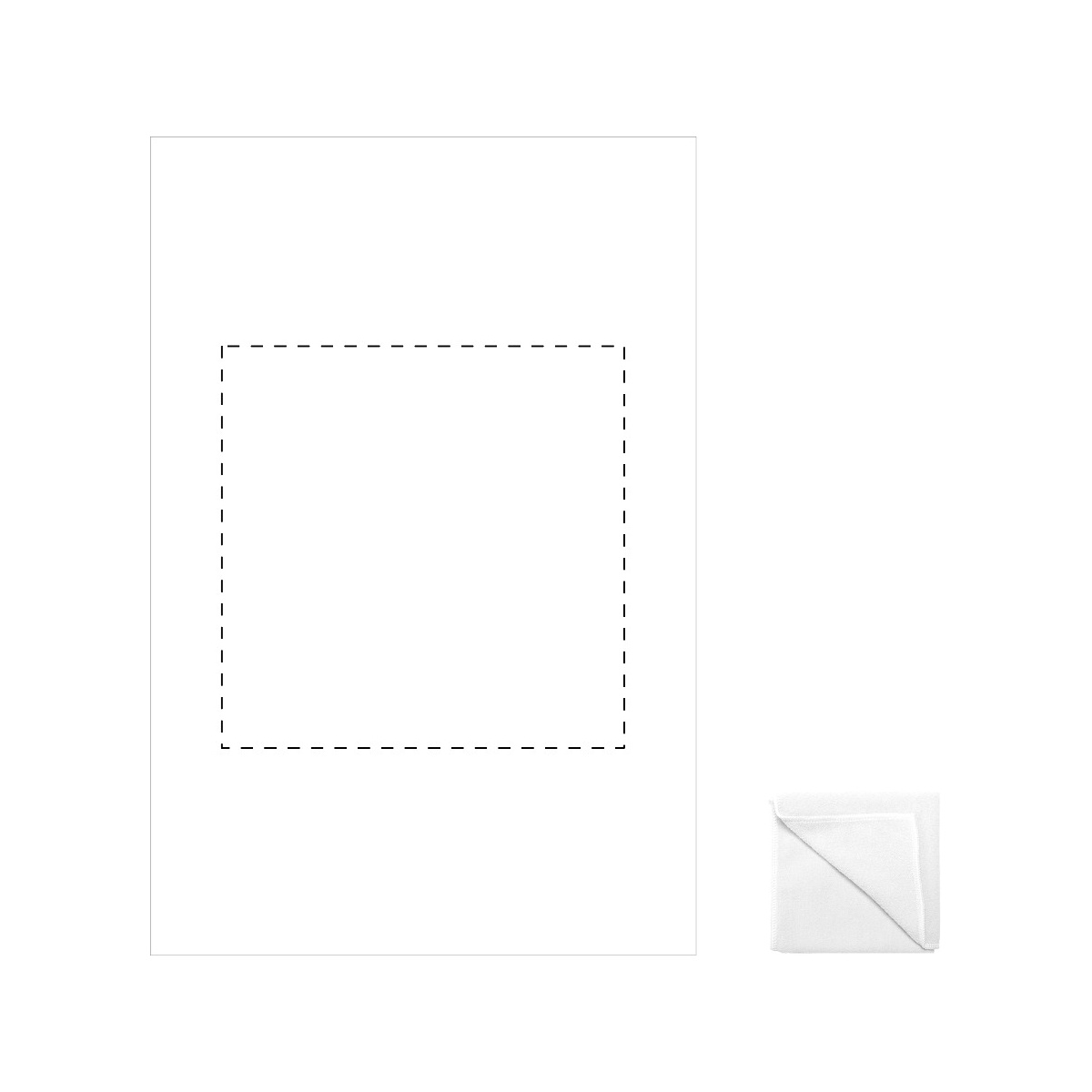 Bovenste rechter hoek (15 x 10 cm)