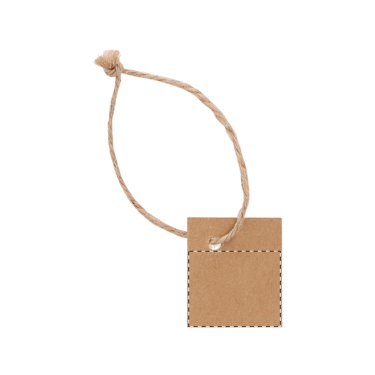 Etiket achterkant (2 x 2 cm)