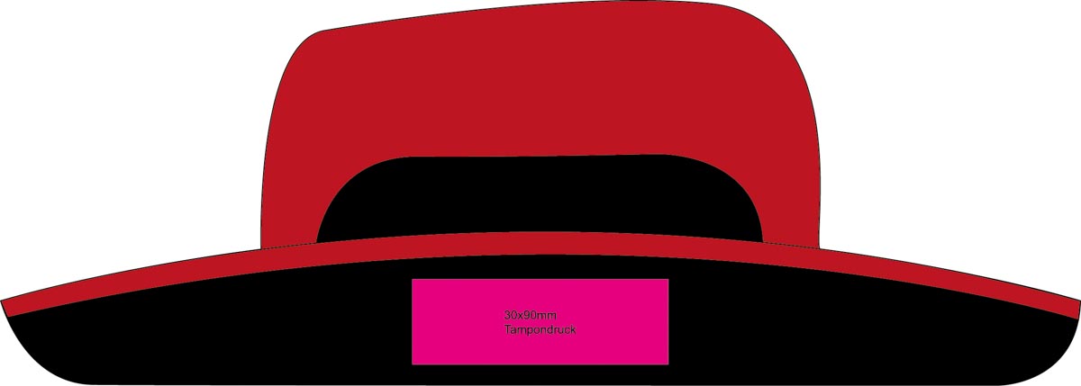 Op de zijkant (9x3 cm)