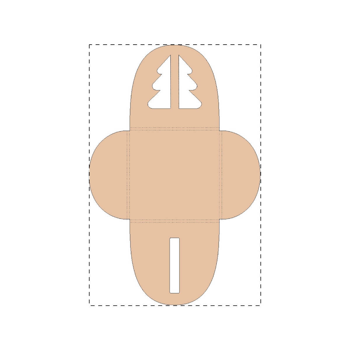 Kraft karton (19,1 x 28,9 cm)