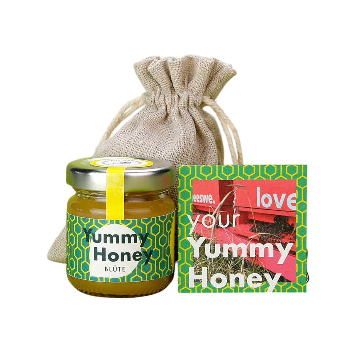 Label op het glas (100 x 25 mm)