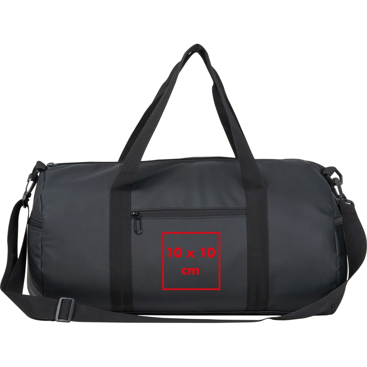 Onder de ritssluiting (10 x 10 cm)