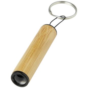 Cane bamboe sleutelhanger met lampje