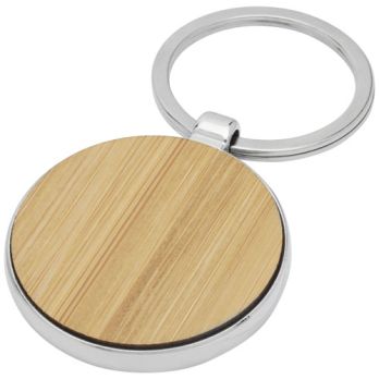 Nino bamboe ronde sleutelhanger