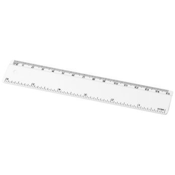 Refari liniaal van 15 cm van gerecycled plastic Refari liniaal van 15 cm van gerecycled plastic