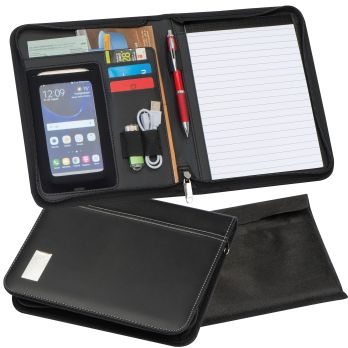 A5 schrijfmap van kunstleer