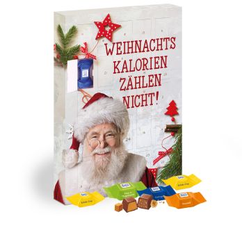 Adventskalender met Ritter SPORT chocoladeblokjes, 